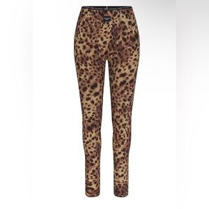 Dice and Gabana x skins cotton ribbed leggings